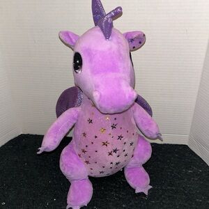 Purple Plush Dragon with Star Accents Books A Million
